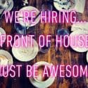 Full Time Front Of House Opportunity At Morrison Street Cafe!!