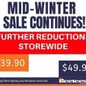 Mid-Winter Sale Continues At Beetees Nelson!