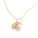 Acorn Necklace – Gold From Louise Douglas Jewellery