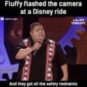 Gabriel Iglesias Flashed The Camera At A Disney Ride