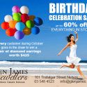 Glen James Jewellers Celebrating Their Birthday