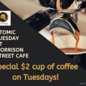 Atomic Tuesday At Morrison Street Cafe!