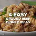 1 Pound Ground Beef, 4 Easy Dinners