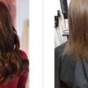 Beautiful Before And After Full-head Tape In Extentions And A Warm Brown | Hair In The City