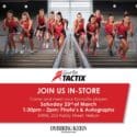 JOIN US IN-STORE – MEET & GREET  GOOD OIL TACTIX’S PLAYERS  FOR PHOTO’S & AUTOGRAPHS  SATURDAY 23RD MARCH  1.30 – 2 PM