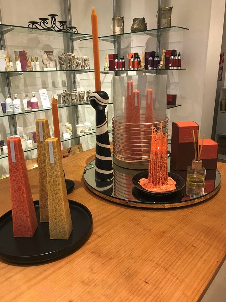 Amber & Orange Blossom at Living Light Candles Uniquely Nelson