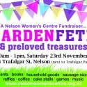 A Nelson Women’s Centre Fundraiser… Garden Fete & Preloved Treasures.