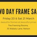 TWO DAY FRAME SALE | The Framing Rooms
