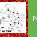 As We Are Getting Closer To Anzac Day, We Thought We Would Share An Anzac Colouring Activity | Paperplus Nelson