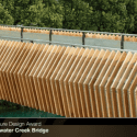 Nelson’s Saltwater Creek Bridge Has Won The Exterior Structure Design Award At The NZ Wood Resene Timber Design Awards.