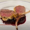 ROASTED VENISON RACK With BALSAMIC BLUEBERRY SAUCE Recipe!