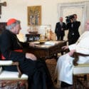 Cardinal George Pell Meets Pope Francis For First Time Since Acquittal