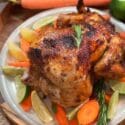 Roast Whole Chicken With Salad