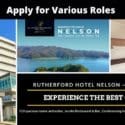 Apply For Various Roles At Rutherford Hotel Nelson