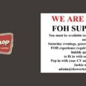We Are Hiring: The Workshop Nelson