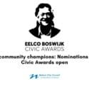 Recognising Our Community Champions: Nominations For Eelco Boswijk Civic Awards Open