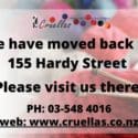 Cruellas Natural Fibre Boutique Moved Back To 155 Hardy Street