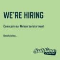 Apply For A Full Time Barista Position At Sublime Coffee Roasters