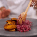 Peri Peri Chicken With Roasted Potatoes And Braised Red Cabbage