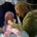 Grown Man Dresses As Baby!