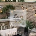 How To Hang Your String Lights: Love Your Lights