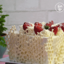 Strawberry Honeycomb Cake