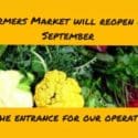 The Nelson Farmers Market Will Reopen On Wednesday 8 September.
