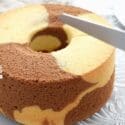Fluffy Chocolate Orange Chiffon Cake