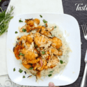 Roasted Cauliflower With Mashed Potatoes