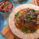 Lamb Shank With Jeweled Rice