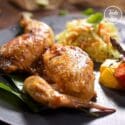Spatchcock Roast Chicken With Seasonal Vegetables