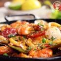 Paella With Shellfish And Chorizo Recipe