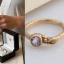 A Modern Stone Set Solitaire With A 0.5ct Rose Coloured Morganite: Louise Douglas Jewellery