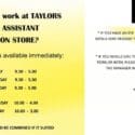 We Are Hiring: Taylors We Love Shoes