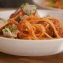 Spaghetti And Meatballs All Made In ONE Pan And Done In 30 Minutes!