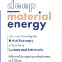 Deep Material Energy ArtTalk & Opening