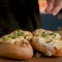 Super Speedy Garlic Cheesy Mushroom Stuffed Breads