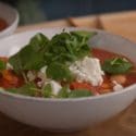 So Much Flavour In Just 20 Minutes! Butterbean, Chorizo & Feta Soup