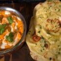 Restaurant Style Butter Chicken With Homemade Garlic Naan