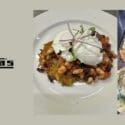Try Our New Beans With Chorizo Hash Cake And Poached Eggs Special: Lambretta’s Cafe & Bar
