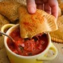 Easy Cheese Calzones With Whole Wheat Dough – Great Freezer Meal!