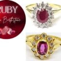 Beautiful Red Rubies! July’s Birthstone , And 40th Weddinganniversary