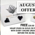 Free Heart Earrings: Louise Douglas Jewellery