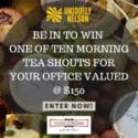 Be In To Win 1 Of 10 Morning Tea Shouts For Your Office Valued At $150