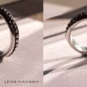 Our Antique Beaded Style Ring, In Oxidised Sterling Silver: Jens Hansen