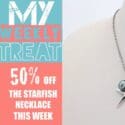 This Keepsake Solid Silver Starfish Hangs On Sterling Silver Chain: Louise Douglas Jewellery