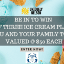 Be In To Win One Of Three Ice Cream Platters For You And Your Family To Share