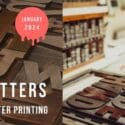 Wood Type Poster Printing: The Armarie Room
