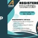 Registered Nurses Wanted Urgently!: A-Temp Recruitment
