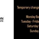 A Temporary Change Of Our Opening Hours: Nelson Tile & Slate